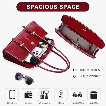 Amazon | [Qixingzhe] フェイクレザートートバッグ レディース